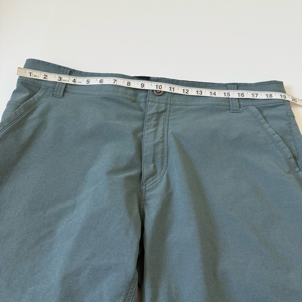 Kuhl Amphibia Casual Men’s Shorts Size 38 Lightweight Travel Activewear Green - Picture 12 of 15